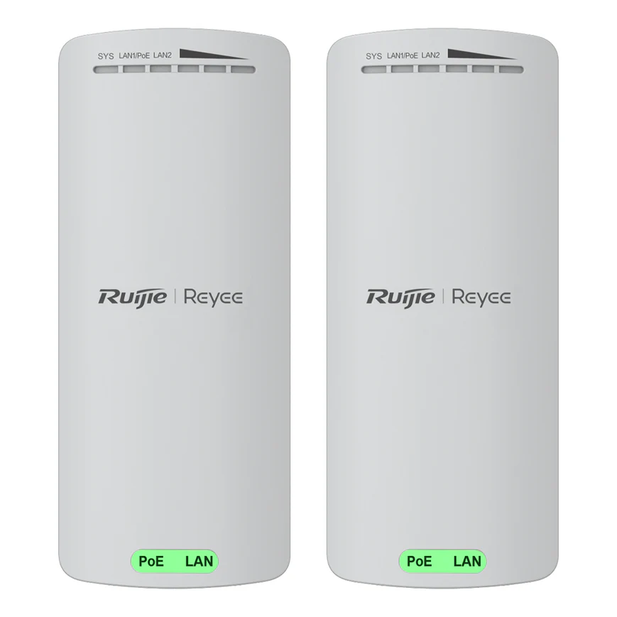 Ruijie Reyee 500m Outdoor WiFi Bridge - Pack of 2